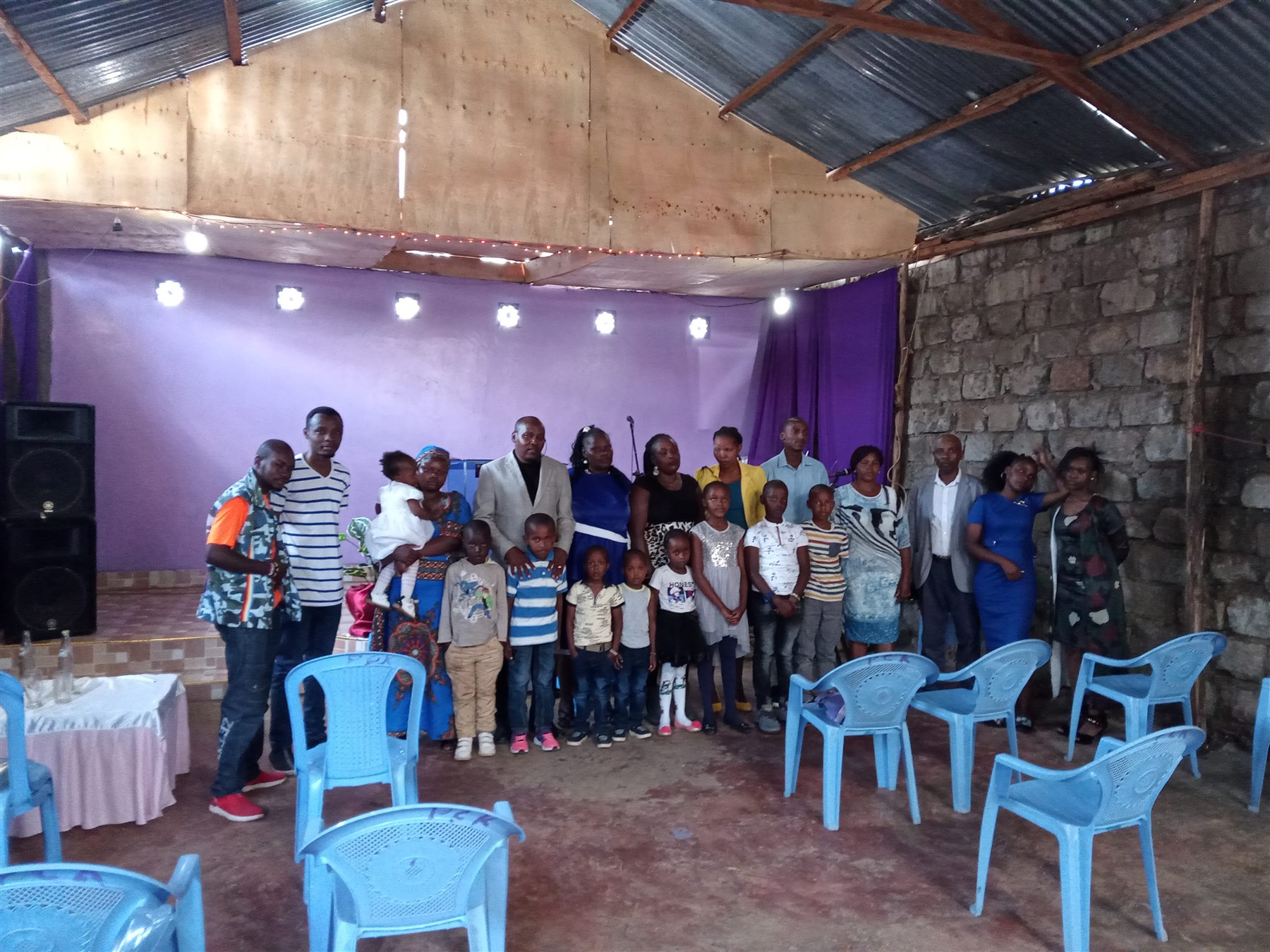 Church families gathered at TPC Kahawa