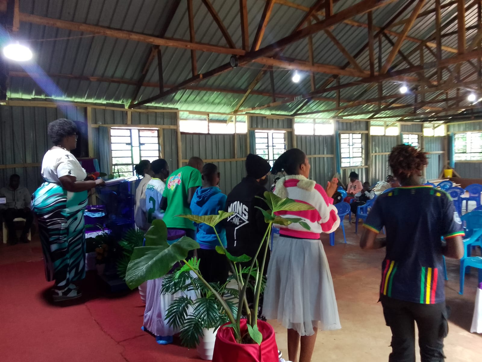 Worship service underway at TPC Muiri