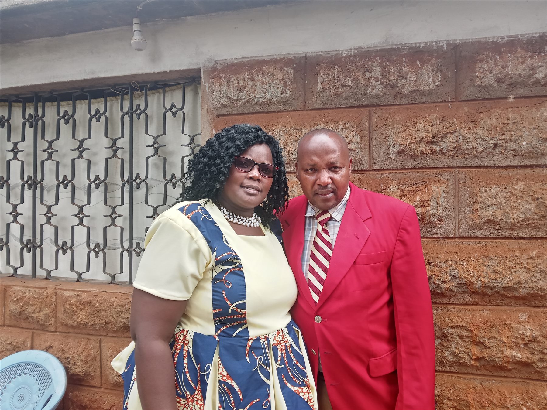 Bishop David Kibali with his wife Rose